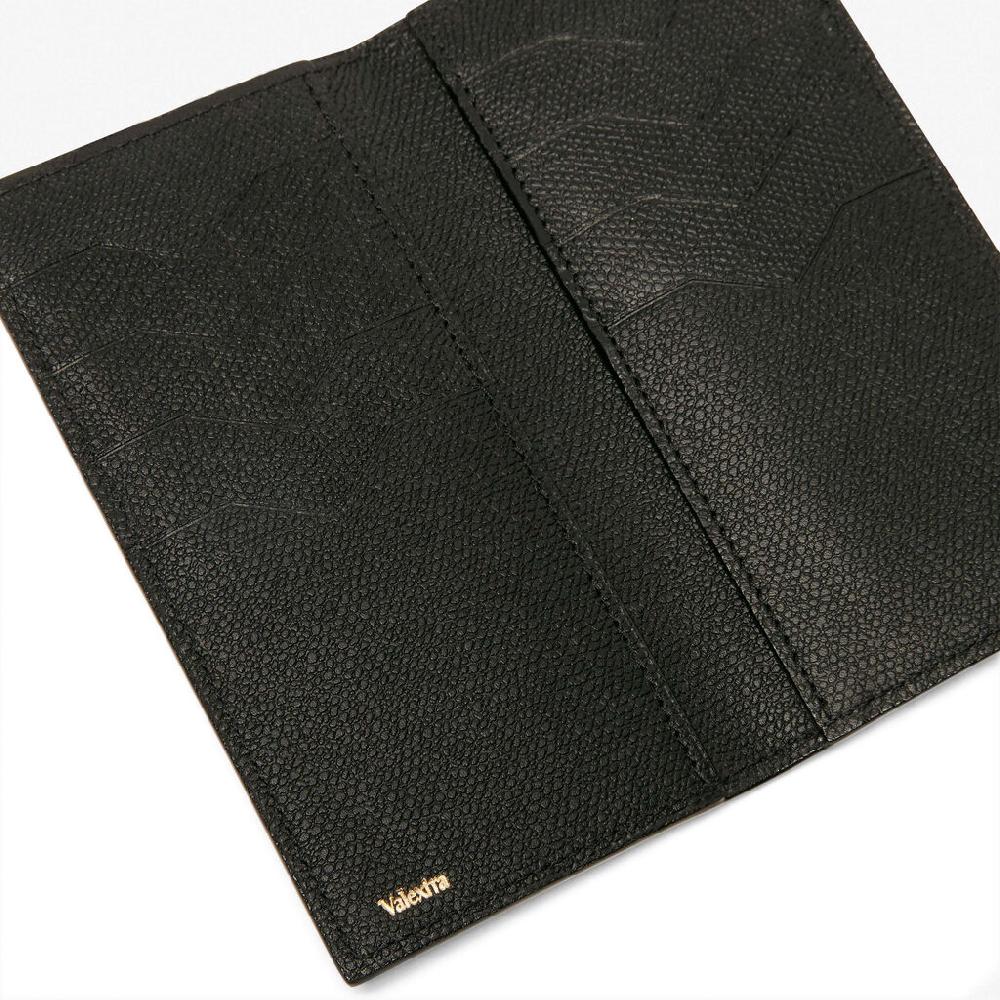 Valextra Portafoglio grande in Pelle Nera | Valextra Brera Moda
