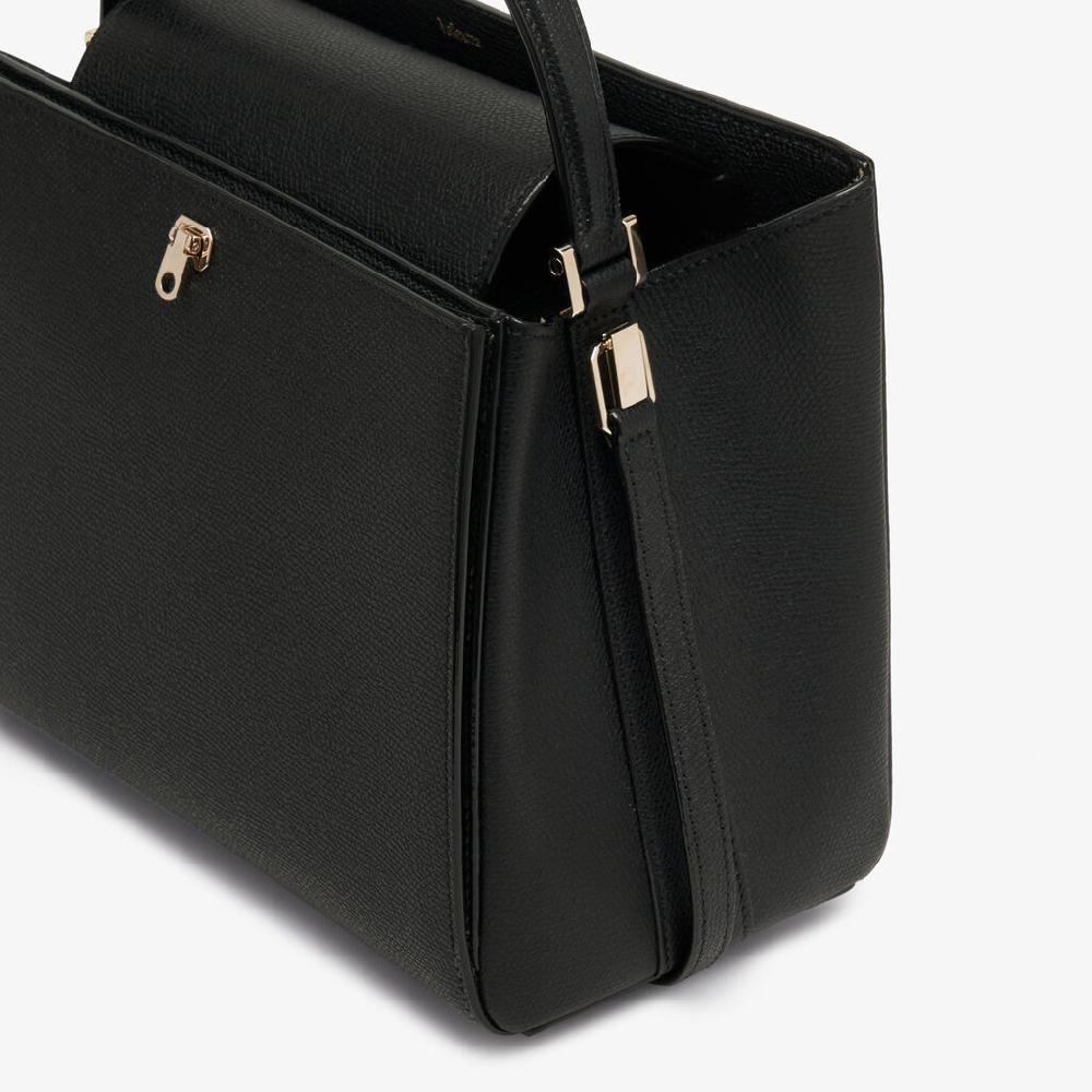 Valextra Borsa a mano da Donna in Pelle Nera | Valextra Brera 2025