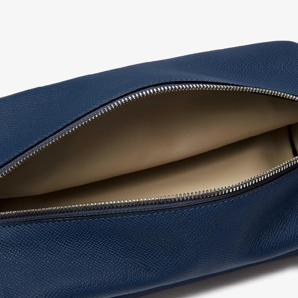 Valextra Borsa a tracolla da Donna di Lusso in Pelle Blu Zaffiro | Valextra Soddisfazione Garantita