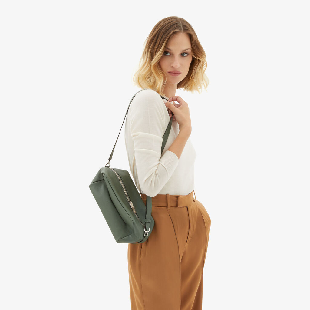 Valextra Borsa Origami da Donna in Pelle Verde di Lusso | Valextra Acquista Ora