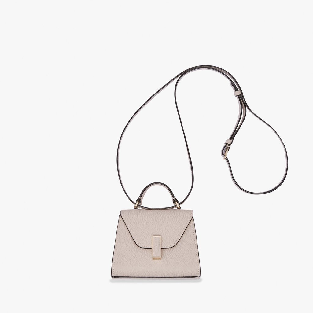 Valextra Borsa da cintura in pelle beige con tracolla | Valextra Iside Vendita Calda