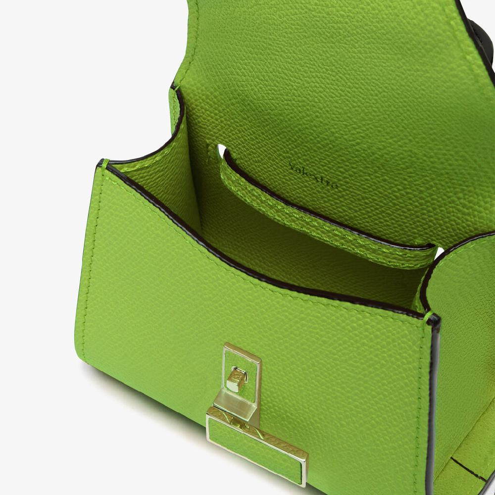 Valextra Borsa Cintura da Donna in Pelle Verde | Valextra Iside Vendita Economica