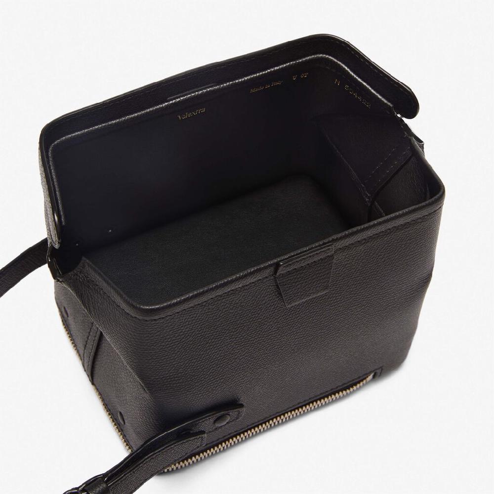 Valextra Borsa a tracolla Mini in Pelle Nera | Valextra Tric Trac I Più Venduti