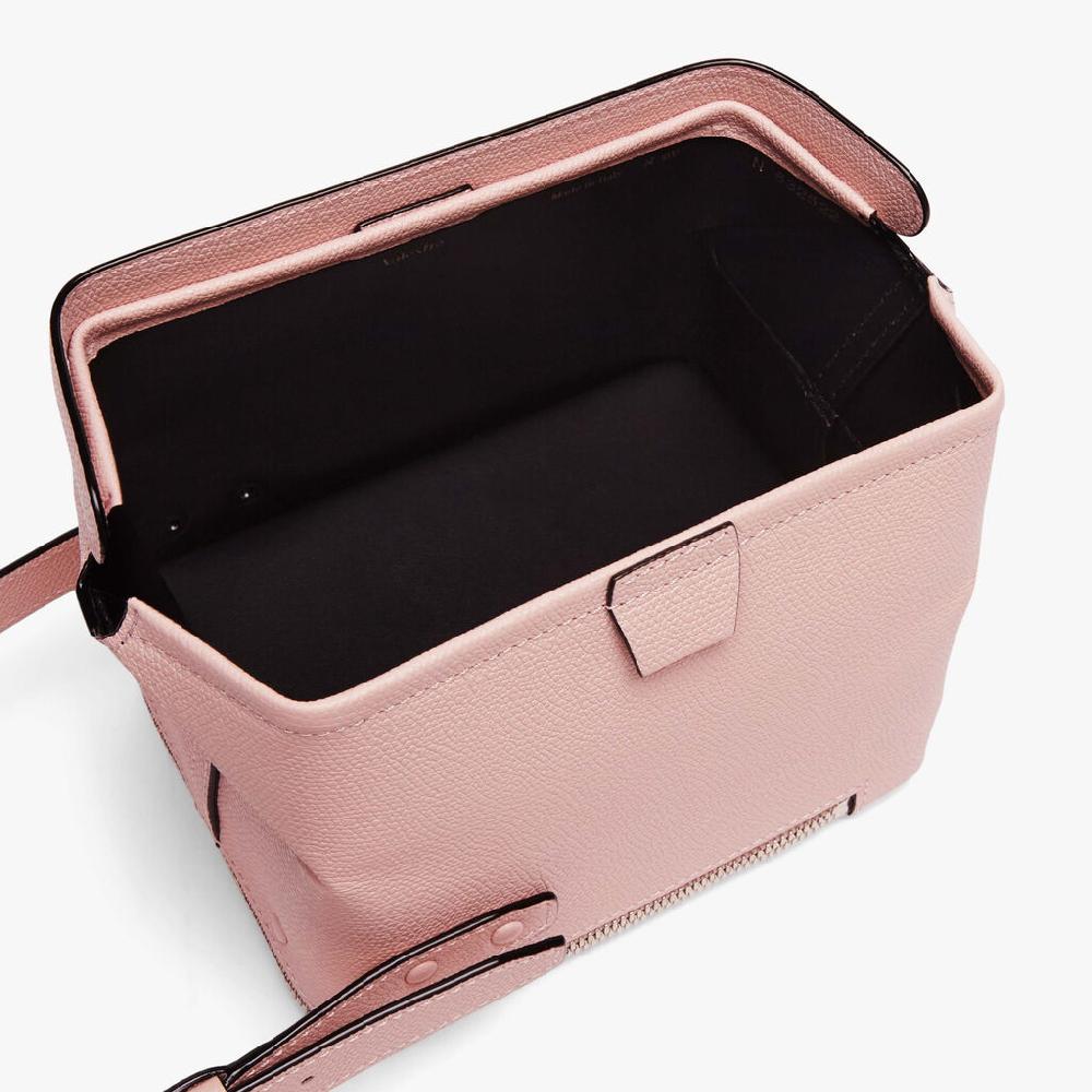 Valextra Borsa a tracolla Mini in Pelle Rosa | Valextra Tric Trac Vendite Flash