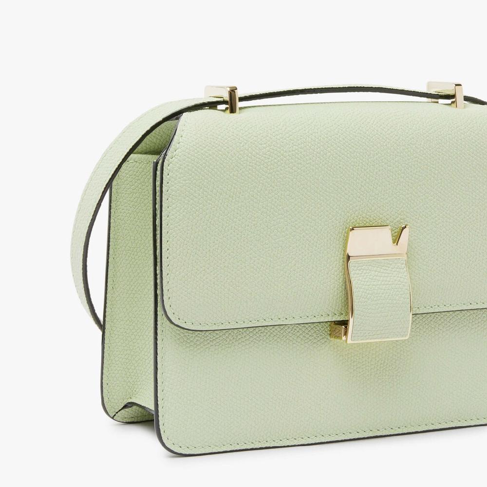Valextra Borsa a tracolla da Donna in Pelle Verde di Lusso | Valextra 2025