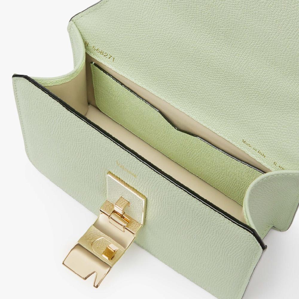 Valextra Borsa a tracolla da Donna in Pelle Verde di Lusso | Valextra 2025