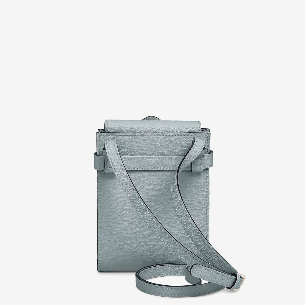 Valextra Borsa a tracolla Micro in Pelle Blu | Valextra Brera Acquista Ora