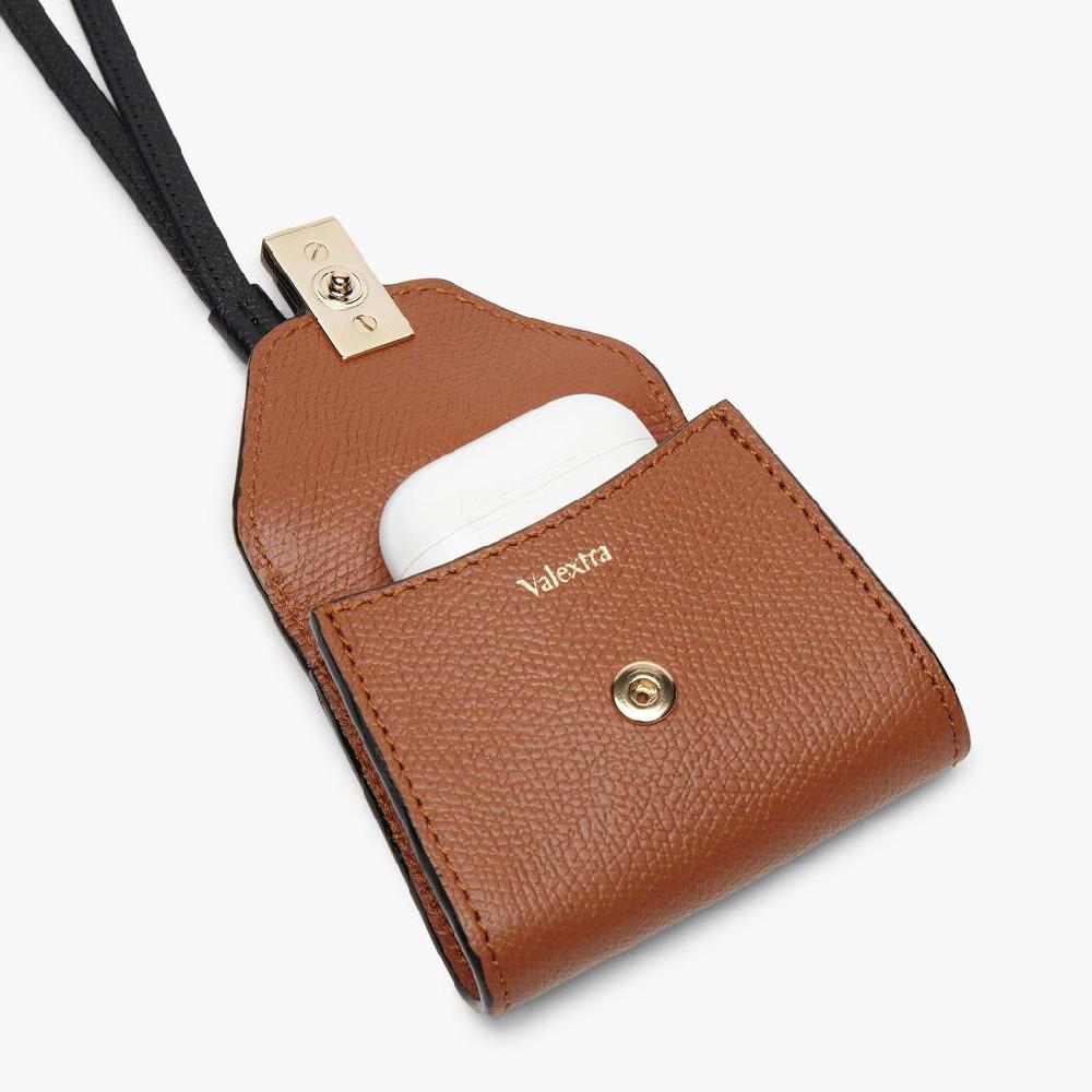 Valextra Charm per borsa da Donna in Pelle Marrone | Valextra Iside Offerte