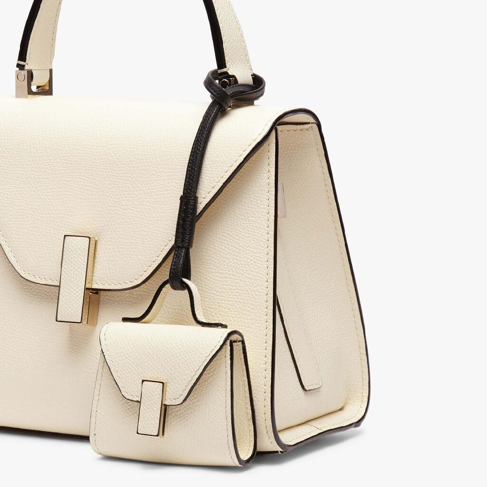 Valextra Charm borsa da Donna in Pelle Bianca e Nera | Valextra Iside Hotsell