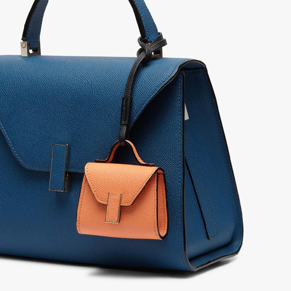 Valextra Charm per borsa da Donna in Pelle Arancione | Valextra Iside Super Saving Price