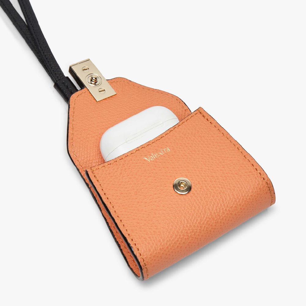 Valextra Charm per borsa da Donna in Pelle Arancione | Valextra Iside Super Saving Price
