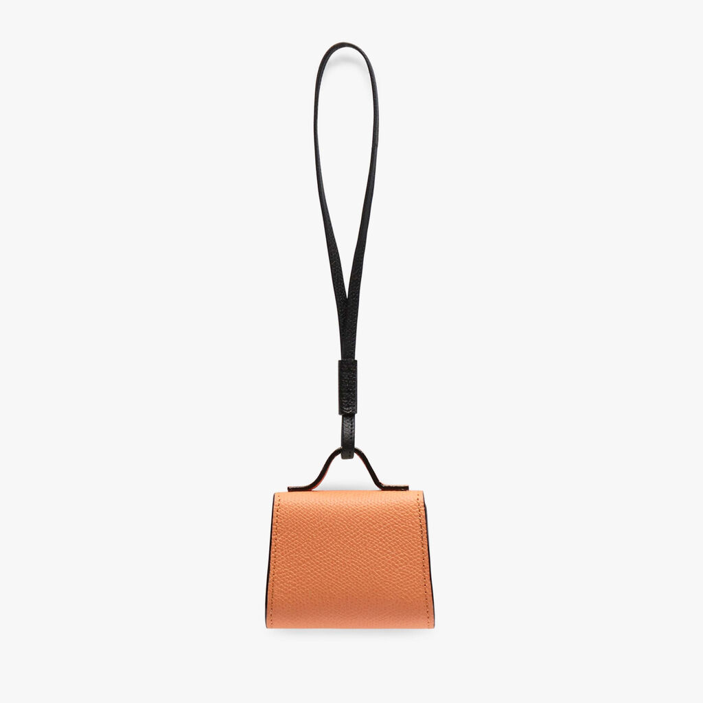 Valextra Charm per borsa da Donna in Pelle Arancione | Valextra Iside Super Saving Price