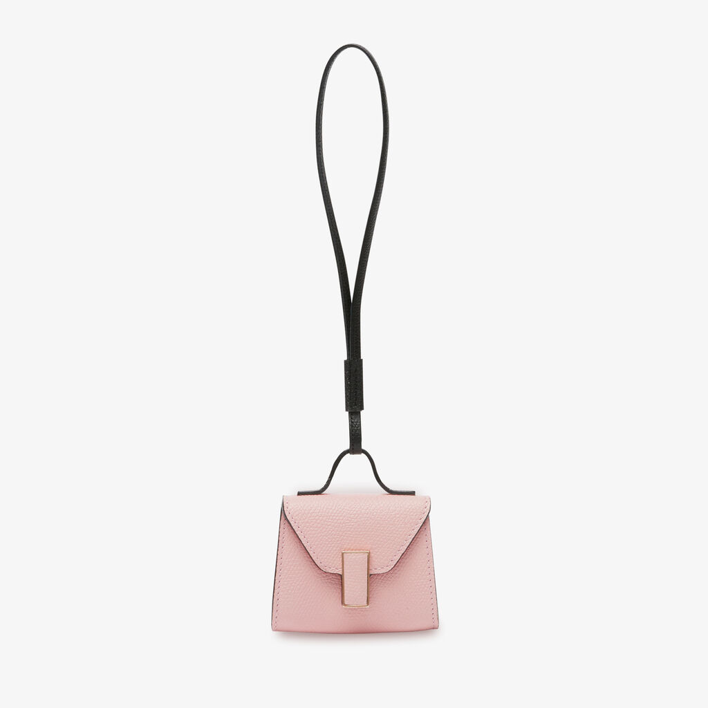 Valextra Charm per borsa da Donna in Pelle Rosa | Valextra Iside Vendita Economica
