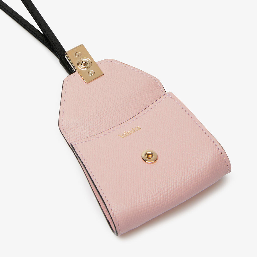 Valextra Charm per borsa da Donna in Pelle Rosa | Valextra Iside Vendita Economica