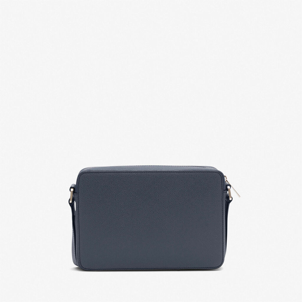 Valextra Borsa compatta da Uomo in Pelle Grigia | Valextra V-Line Offerte