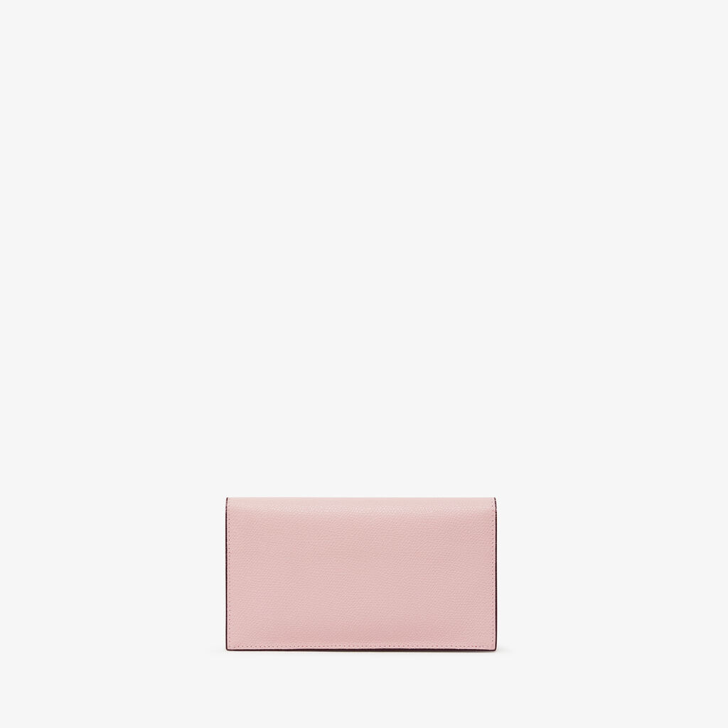 Valextra Portafoglio versatile grande in Pelle Rosa | Valextra Brera 2025