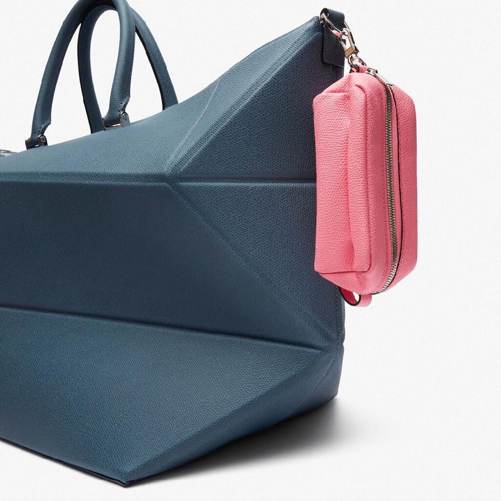 Valextra Micro beauty-case/Micro bag in Pelle Rosa | Valextra Presa