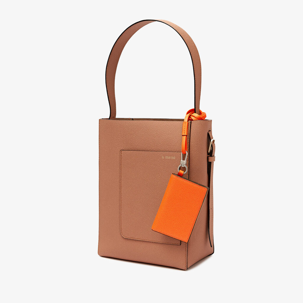 Valextra Porta carte con laccio da Donna in Pelle Arancione | Valextra Online