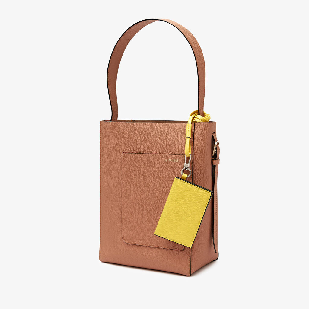 Valextra Porta carte con laccio da Donna in Pelle Gialla | Valextra Saldi