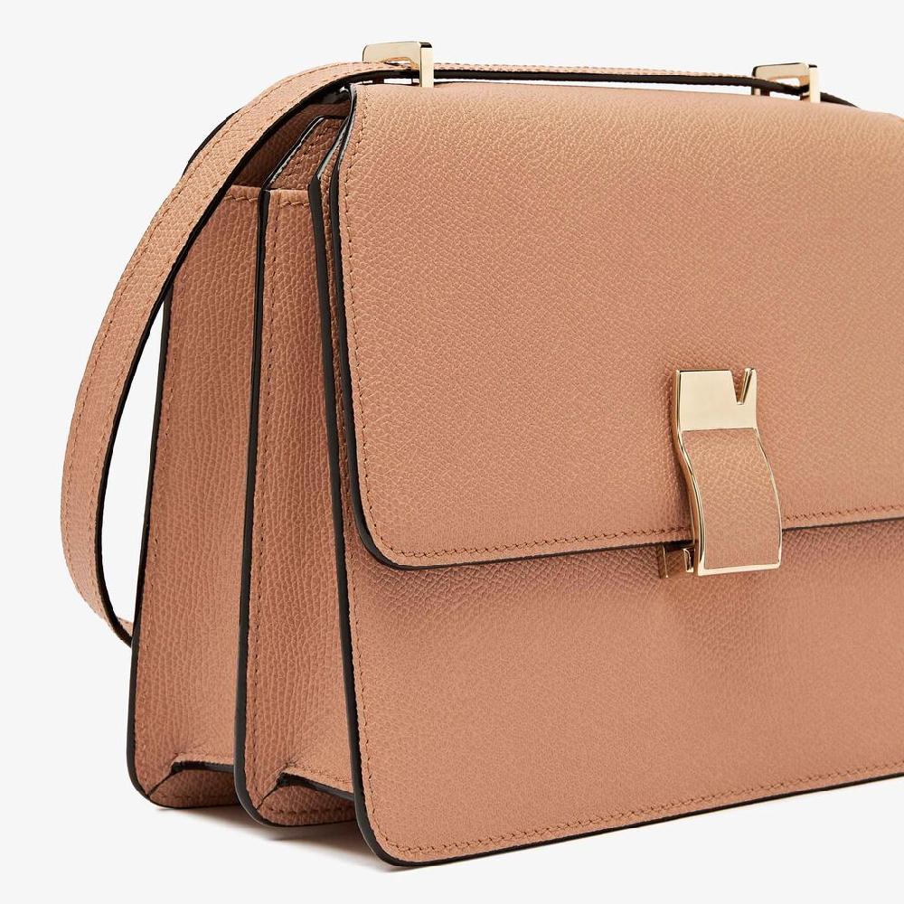 Valextra Borsetta a tracolla da Donna di Lusso in Pelle Marrone | Valextra Offerte