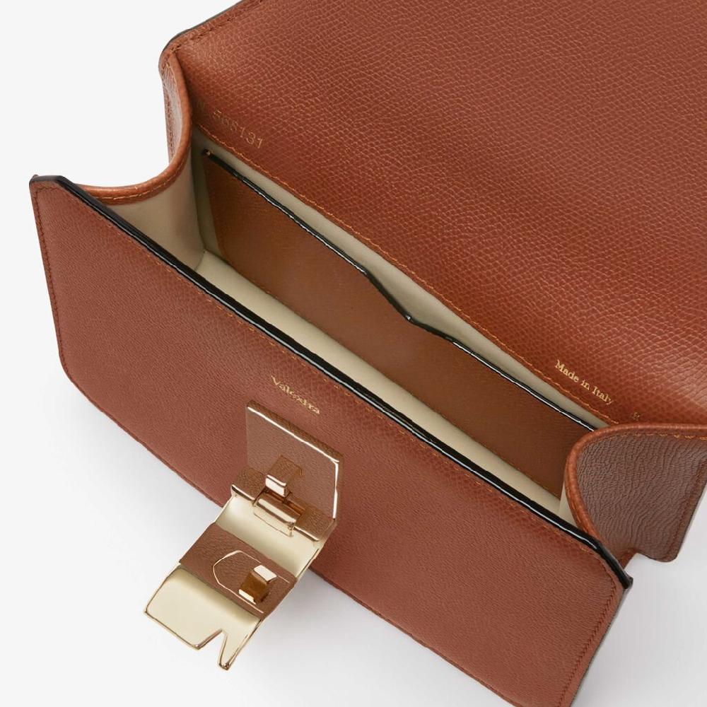 Valextra Borsa a tracolla da Donna in Pelle Marrone di Lusso | Valextra Hotsell