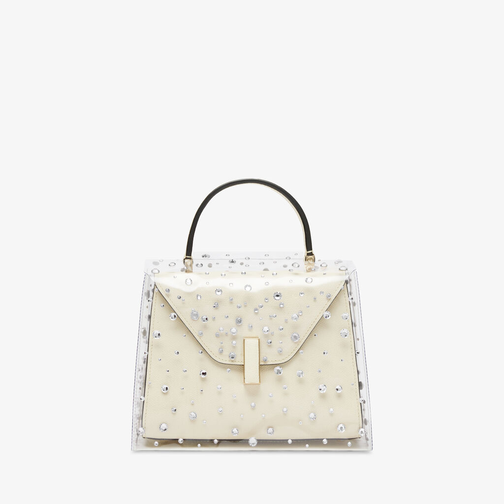 Valextra Impermeabile borsa Donna Trasparente e Argento | Valextra Iside Acquista Ora