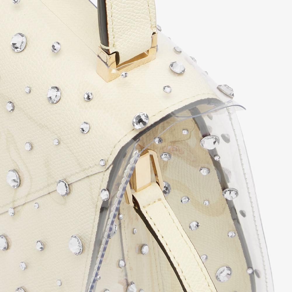 Valextra Impermeabile borsa Donna Trasparente e Argento | Valextra Iside Acquista Ora