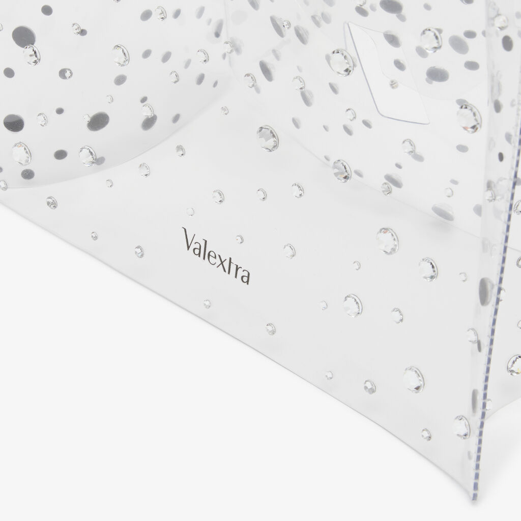 Valextra Impermeabile borsa Donna Trasparente e Argento | Valextra Iside Acquista Ora
