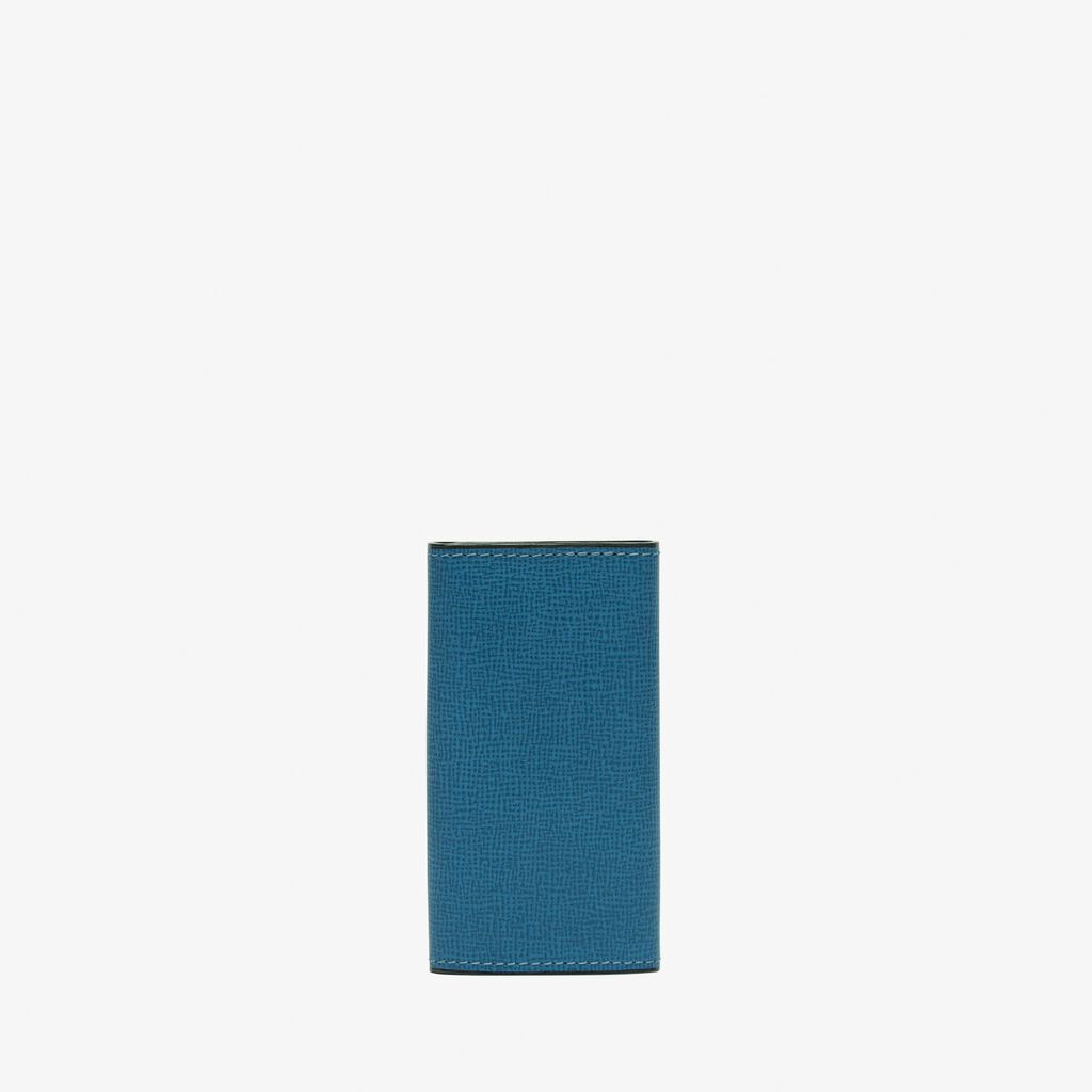Valextra Portachiavi in Pelle Blu Cobalto | Valextra Fino Al -60%