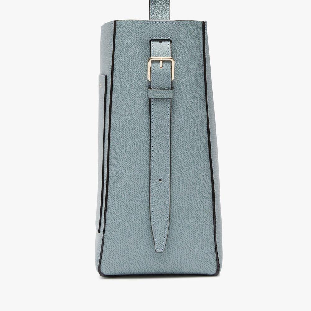 Valextra Borsa a secchiello da Donna Mini in Pelle Azzurra | Valextra Soft Hotsell