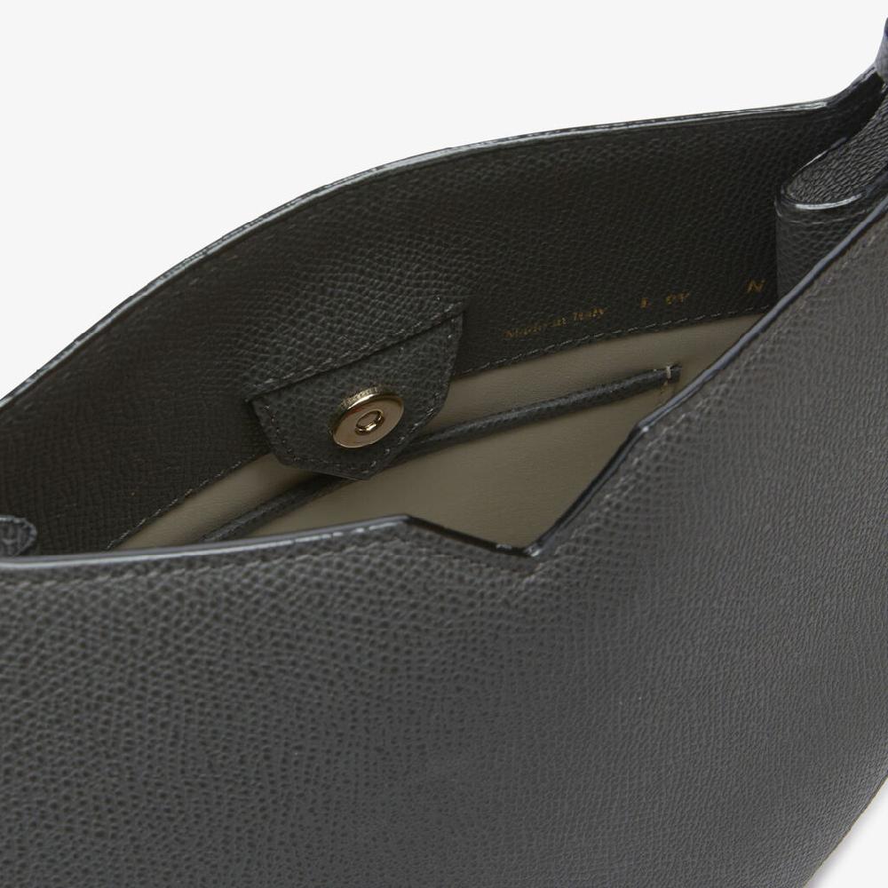 Valextra Borsa weekend Mini da Donna in Pelle Grigia | Valextra Hobo Negozio