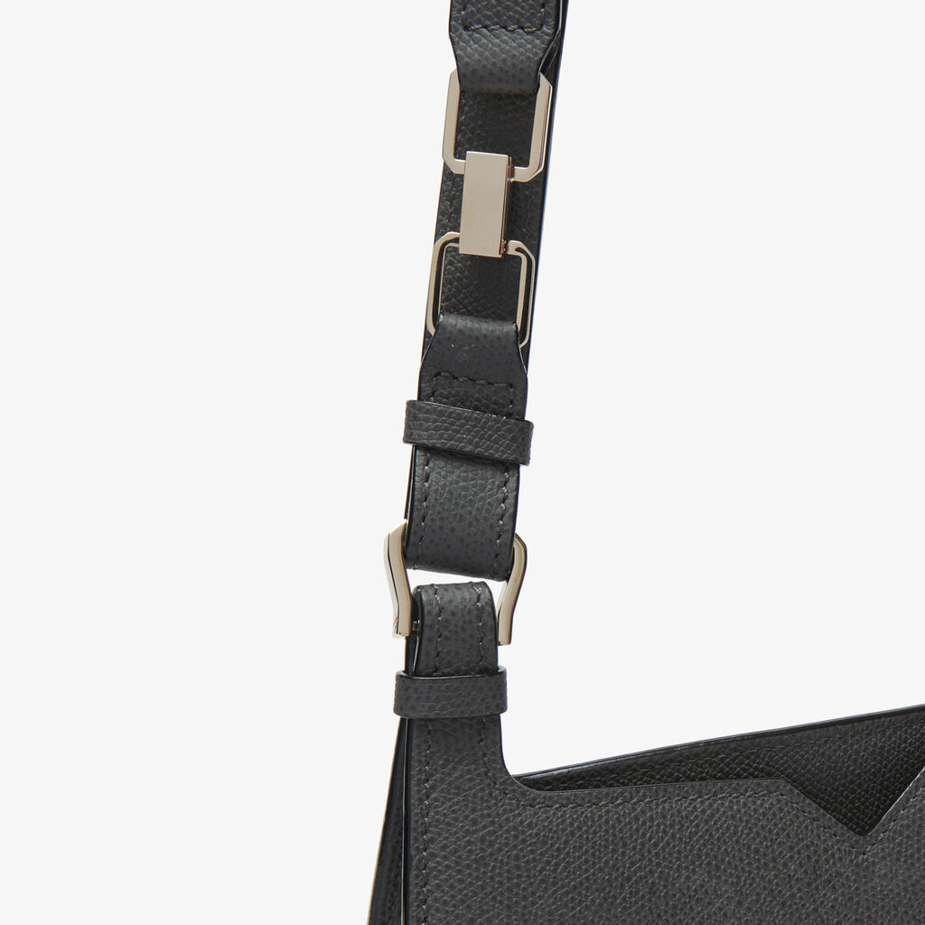 Valextra Borsa weekend Mini da Donna in Pelle Grigia | Valextra Hobo Negozio