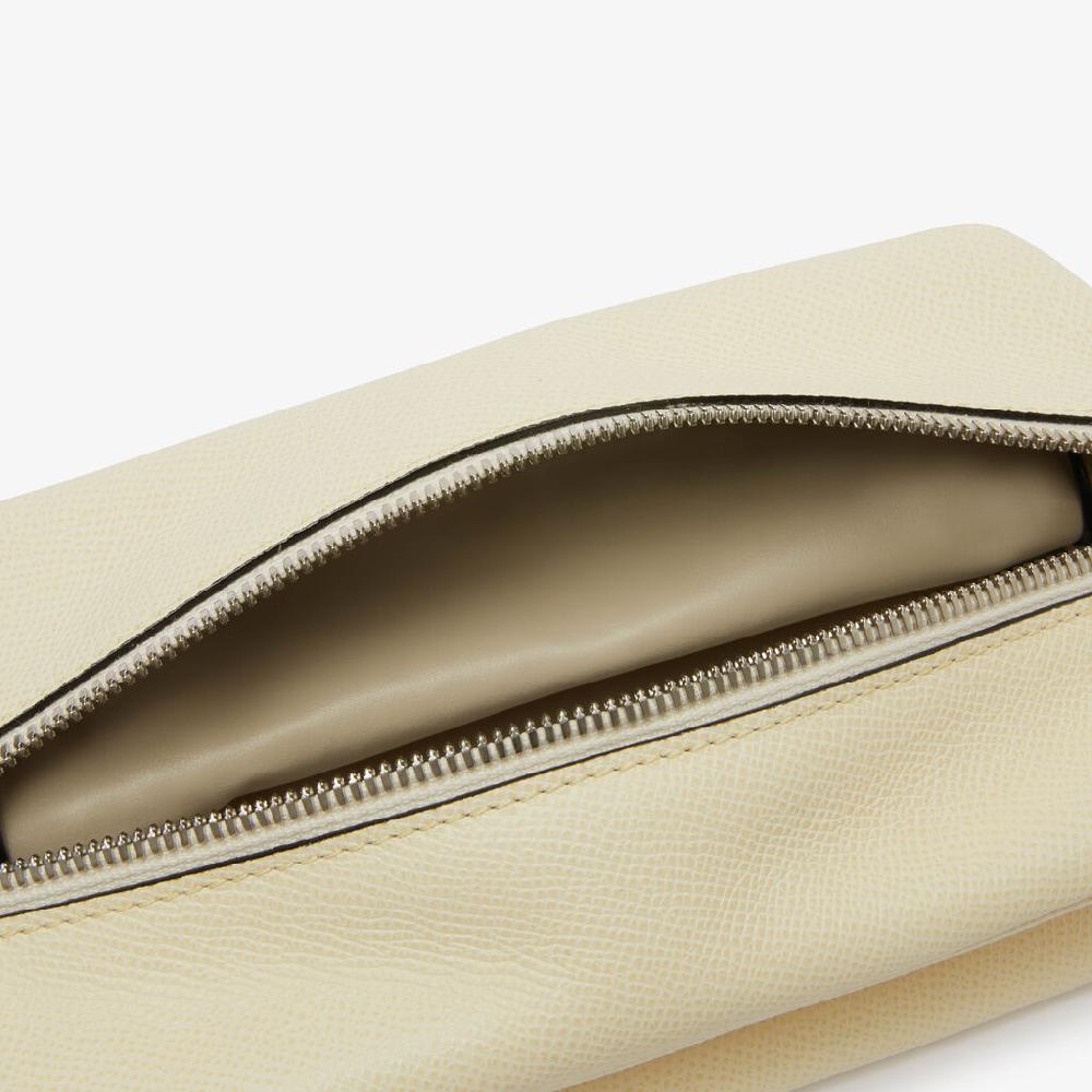Valextra Borsa Origami Mini da Uomo in Pelle Bianca | Valextra Italia