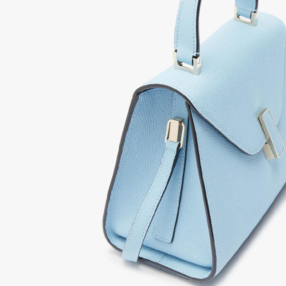 Valextra Borsa a mano da Donna Mini in Pelle Blu | Valextra Iside Sconto