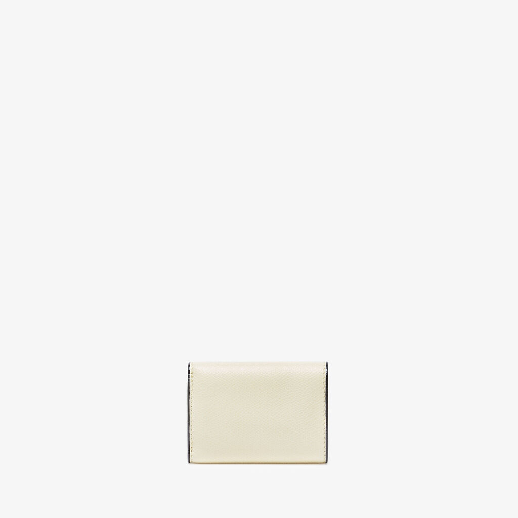 Valextra Portafoglio compatto Bifold in Pelle Bianca | Valextra Moda