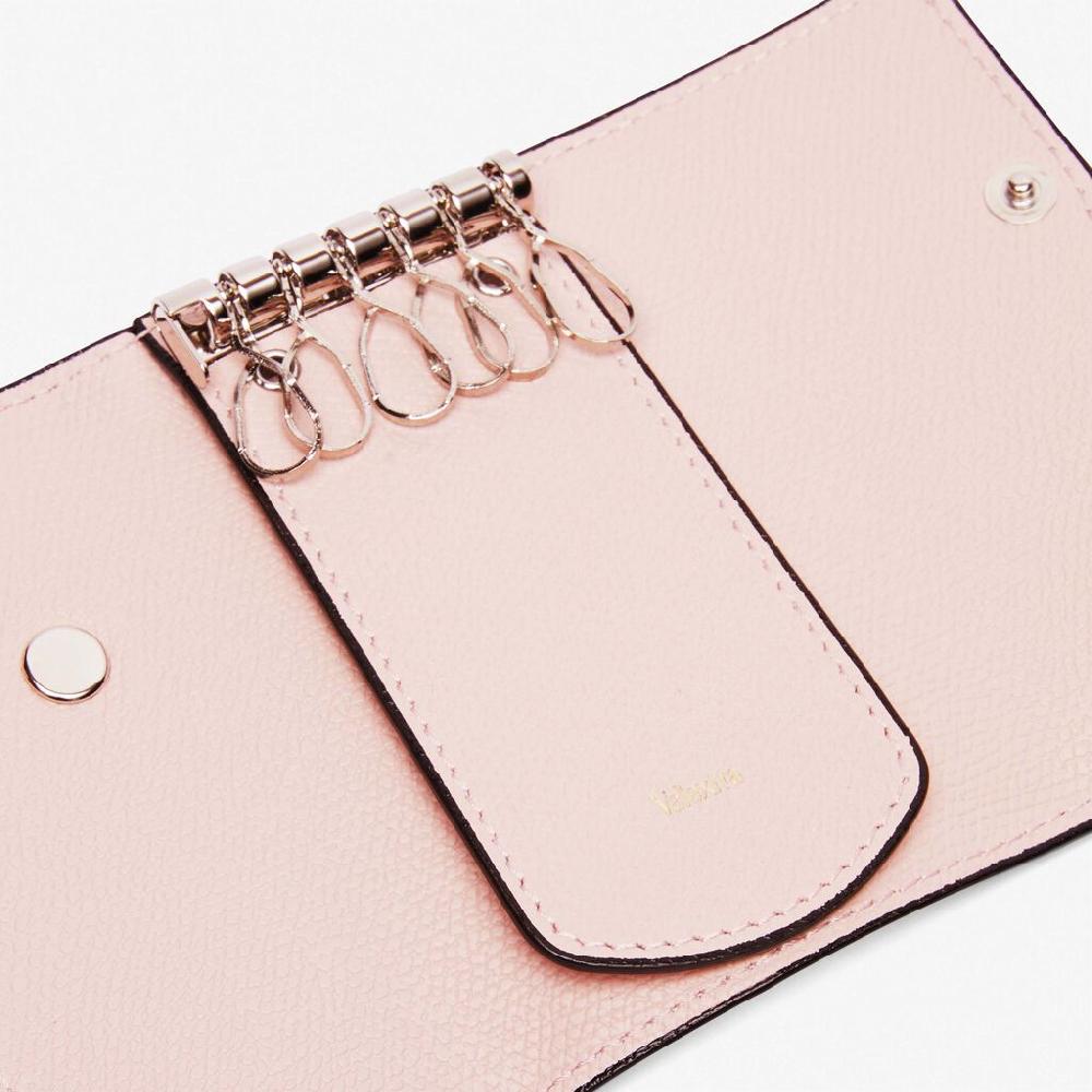 Valextra Portachiavi in Pelle Rosa | Valextra Nuovo