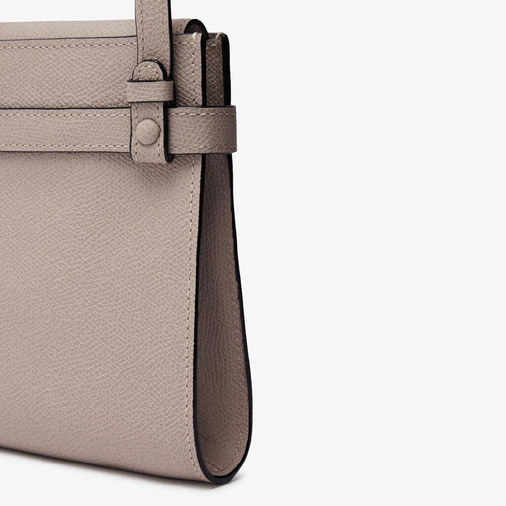 Valextra Borsa piccola da Donna in Pelle Rosa Nude | Valextra Brera Consegna Veloce