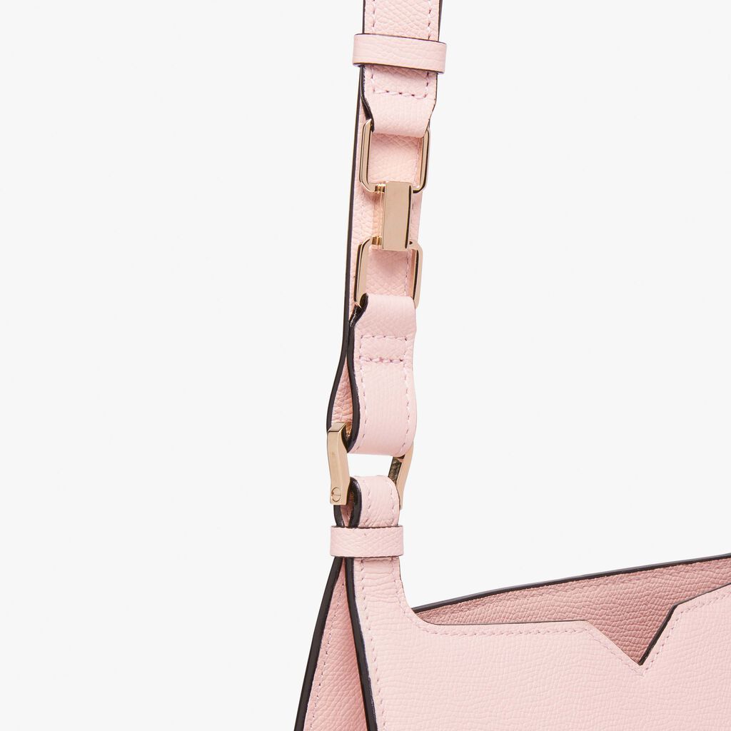 Valextra Borsa a spalla Mini in Pelle Rosa | Valextra Hobo Promozione Limitata