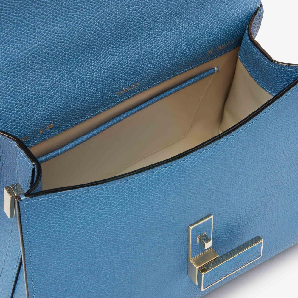 Valextra Borsa a mano da Donna Mini in Pelle Azzurra | Valextra Iside Presa