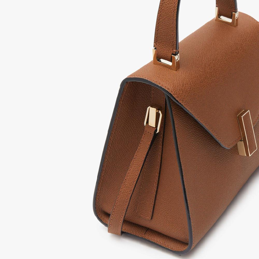 Valextra Borsa a mano da Donna in Pelle rigida Marrone | Valextra Iside Sconto
