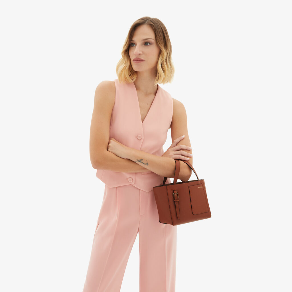 Valextra Borsetta a secchiello da Donna Marrone di Lusso | Valextra Soft Saldi