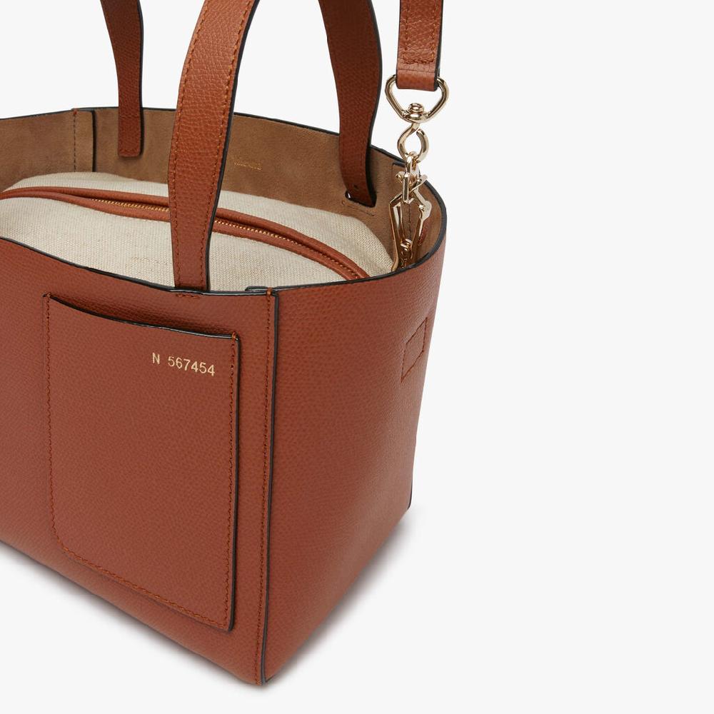Valextra Borsetta a secchiello da Donna Marrone di Lusso | Valextra Soft Saldi