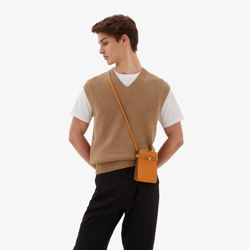 Valextra Borsa a tracolla Micro in Pelle Marrone | Valextra Brera I Più Venduti