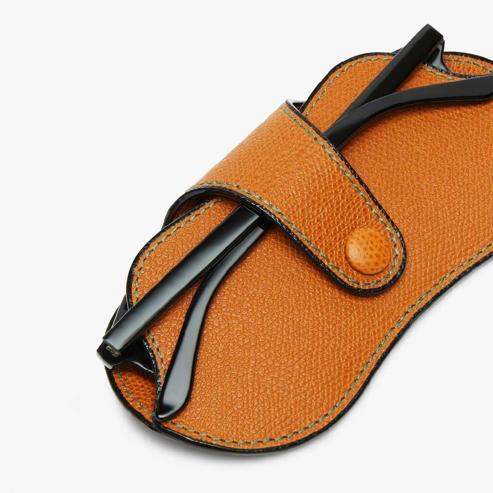 Valextra Custodia occhiali in Pelle Marrone | Valextra Negozio