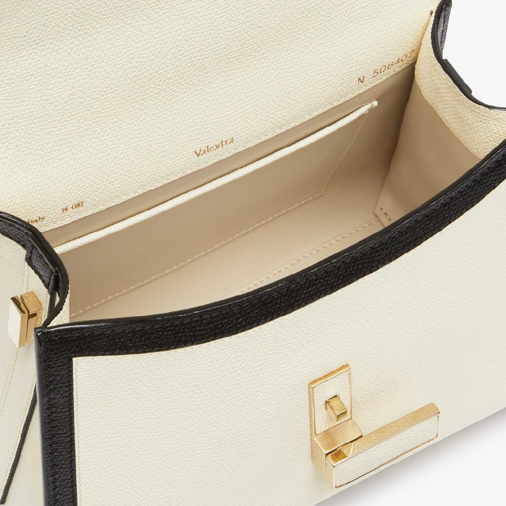 Valextra Borsa a mano Mini in Pelle Bianca | Valextra Iside Affare Del Giorno