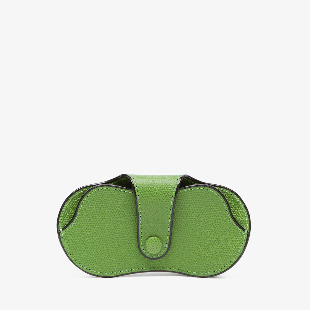 Valextra Custodia occhiali morbida in Pelle Verde | Valextra Offerta