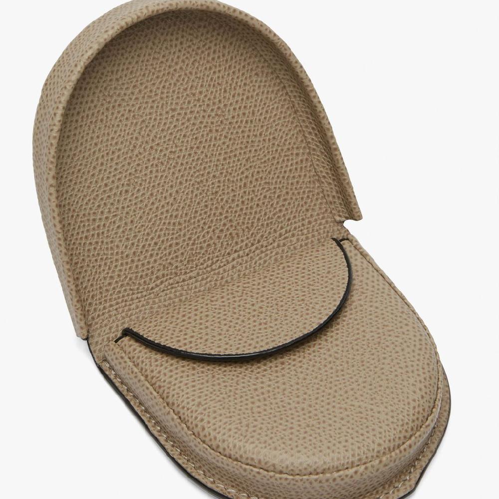 Valextra Portamonete in Pelle Marrone Tortora | Valextra Saldi