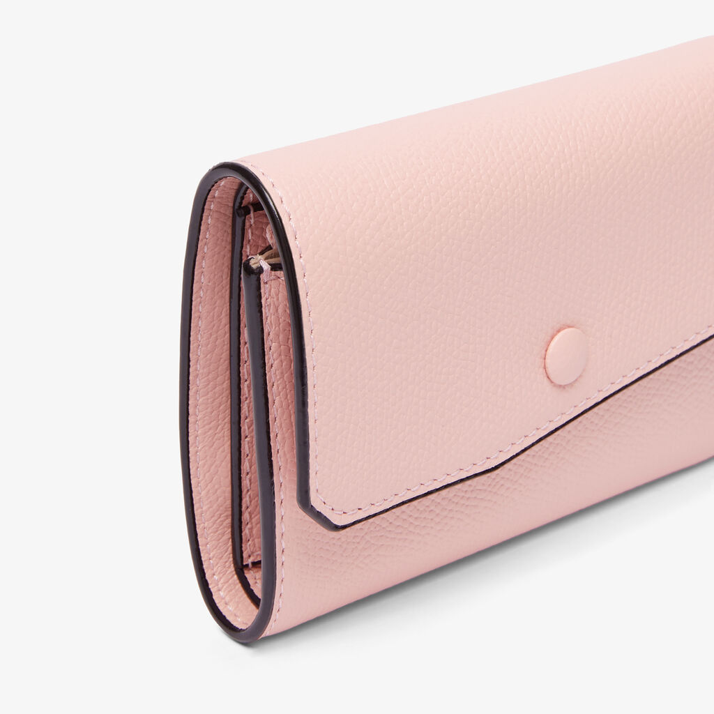Valextra Portafoglio piccolo da Donna in Pelle Rosa | Valextra Pocket Moda