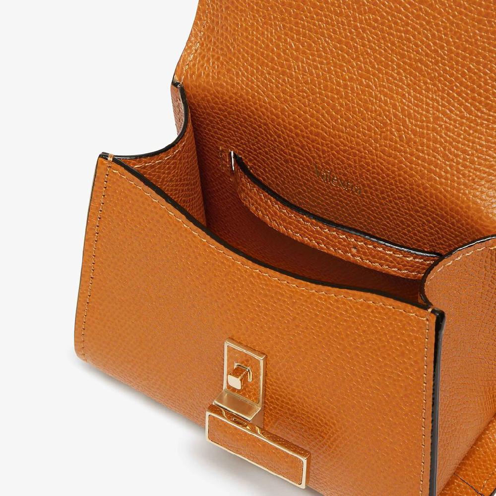 Valextra Borsa cintura in Pelle Marrone con tracolla | Valextra Iside Pezzi Unici