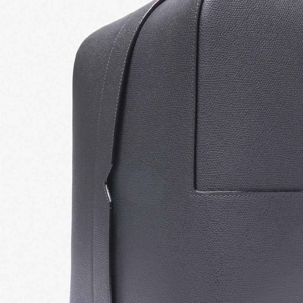 Valextra Valextra V-Line: Zaino da viaggio porta PC in Pelle Grigia Prezzo Ridotto